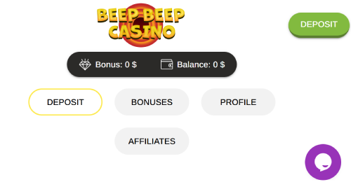 Check your balance and start playing