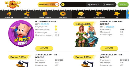 Claim the bonus