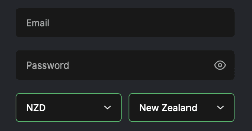 Register an account Register an account