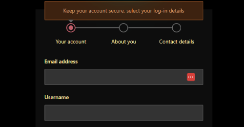 Sign up