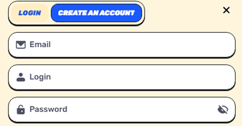 Register your account