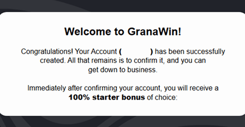 Activate your account