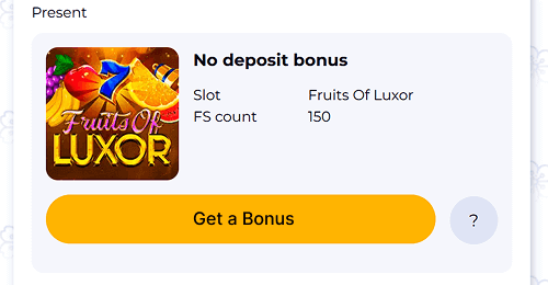 Start using your no deposit bonus