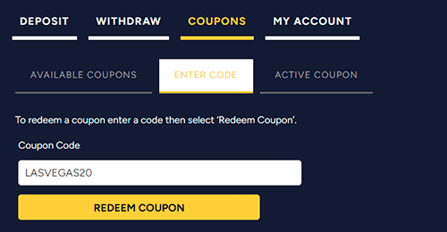 Claim your welcome bonus Claim your welcome bonus