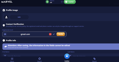 Register and verify your account