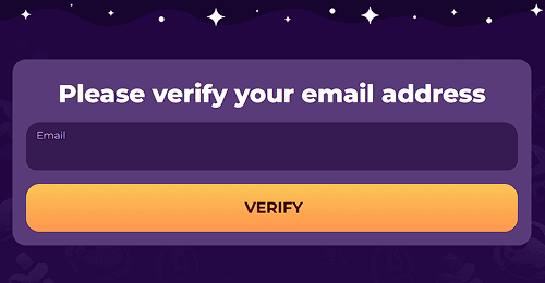 Fill out and verify your profile