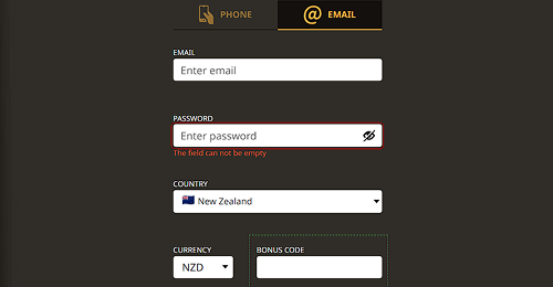 Register a gambling account Register a gambling account