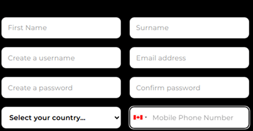 Create a gaming account Create a gaming account