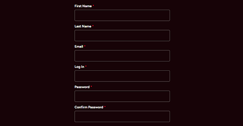 Register an account Register an account