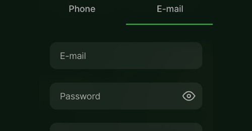 Sign up for an account