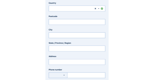 Register for an account Register for an account