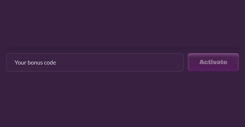Activate the no deposit bonus