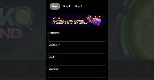 Create an account