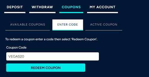 Use the no deposit bonus
