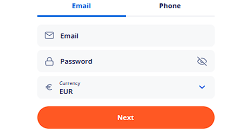 Sign up for an account Sign up for an account