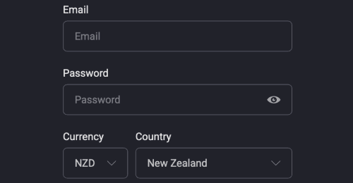 Register an account